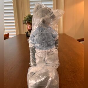 Bearington Baby Collection Lil Bradford Adorable Plush Gray Mice. NWT